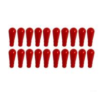 Lab Science - Lampadina contagocce in gomma rossa, 6-8 mm (20 pezzi)