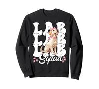 Lab Squad Labrador Dog Girl Coquette Bow Rosa Felpa