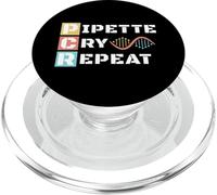 Lab Tech DNA Tecnico Biologia Molecolare Pipetta Scienza PopSockets PopGrip per MagSafe
