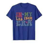 Lab Tech Era: celebra la Scienza con Stile Maglietta, Uomo, Blu Reale, L
