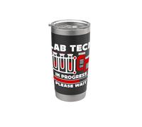 Lab Tech In Progress ama il tecnico di laboratorio medico Bicchiere termico in acciaio inox doppia parete