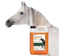 Lab-v Flaxseed Oil - Olio di semi di lino 100% spremuto a freddo per cavalli 5000 ml