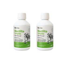 Lab-v MaxiVita Complex - mangime complementare multivitaminico in forma liquida, destinato a pollame da cortile, pollame acquatico, piccioni, suini, bovini, ovini e caprini 2x250 ml