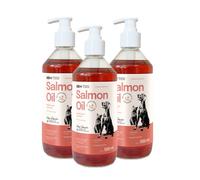LAB V Olio di salmone per cani e gatti 3x500ml