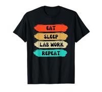 Lab Week 2023 Eat Sleep Lab Work Repeat Lab tech funny Maglietta