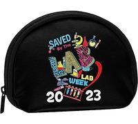 Lab Week 2023 Saved By The Lab Portamonete Portamonete Donna e ragazza Cute Fashion Bag Change Pouch Portachiavi Borsa da donna regalo