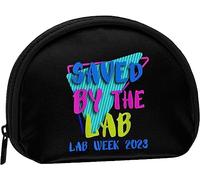 Lab Week 2023 Saved By The Lab Portamonete Portamonete Donna e ragazza Cute Fashion Bag Change Pouch Portachiavi Borsa da donna regalo