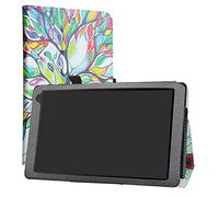 Labanema Custodia per Alcatel 1T 8082, PU Pelle Slim Flip Case Cover Protettiva Pieghevole Stand per 10" Alcatel 1T 8082 10inch Tablet (Ne convient PAS Alcatel 1T 7 inch 8068) - Love Tree