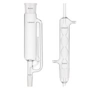 Labasics 500 ml Apparecchio di Estrazione Tipo Soxhlet, Vetro Borosilicato 45/40 Estrattore Soxhlet con Condensatore Allihn, Confezione da 2