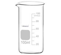 Labasics Bicchiere Alto in Vetro, Cilindro Graduato in Vetro Borosilicato a Forma di Griffin con Beccuccio, 1 Pezzo, 100 ml