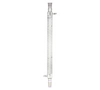Labasics Condensatore Graham in Vetro Borosilicato, Graham Condenser Condensatore in Vetro da Laboratorio con 24/40 Giunto et Lunghezza 500mm