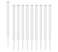 Labasics Pipette in Vetro Non Graduate per Laboratorio, Trasferimento e Miscelazione di Liquidi, per Esperimenti Scientifici e Applicazioni di Laboratorio (Confezione da 50), 3ml