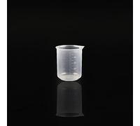 Labasics Set di Bicchieri, Bicchieri di Griffin Graduati in Plastica Borosilicata a Forma Bassa Cilindro graduato Bottiglie da Laboratorio Strumenti per Laboratorio 500ml