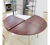 Labasuan Ampio piano per tavolo rotondo pieghevole senza gambe, portatile e salvaspazio, in legno spesso, con 4 sezioni pieghevoli, ideale per catering, banchetti e feste(D,150cm/59in)