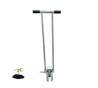 Labasuan Attrezzo per piantare bulbi con Manico Lungo, trapiantatore di piantine, trapiantatore Manuale di Piante in Acciaio Inossidabile, attrezzo da Giardino per piantare Fiori(8cm/3.1in)