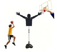 Labasuan Manichino da Allenamento per Il Basket, Regolabile in Altezza, con Braccia mobili e Base zavorrata ad Acqua