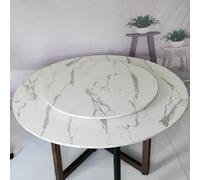 Labasuan Piano del tavolo rotondo pieghevole di grandi dimensioni, estensibile a 4 pieghe a doppio strato con guide scorrevoli in plastica, ideale per catering(D,70in+47in)