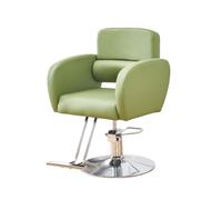 Labasuan Poltrona da Barbiere e Salone di Bellezza: Girevole a 360°, Ergonomica, con Sollevamento Idraulico e Portata di 100 kg, per Saloni di Acconciatura e Barber Shop(Green)