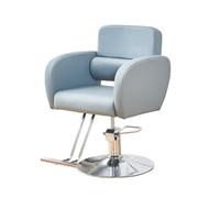 Labasuan Poltrona da Barbiere e Salone di Bellezza: Girevole a 360°, Ergonomica, con Sollevamento Idraulico e Portata di 100 kg, per Saloni di Acconciatura e Barber Shop(Blue)