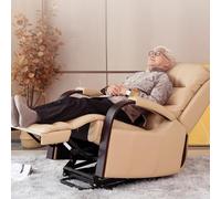 Labasuan Poltrona reclinabile elettrica a doppio motore per anziani, di corporatura robusta e alta, con massaggio vibrante e calore, poltrona ergonomica, divano elettrico intelligente