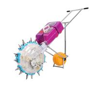 Labasuan Seminatrice Manuale a Rullo, Piantatrice Portatile a Spinta per Mais, Soia e Arachidi - Macchina per Semina e Concimazione Simultanea - Seminatrice di Precisione da Giardino(6 Mouths)