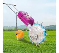 Labasuan Seminatrice Manuale a Spinta per Mais, Soia, Arachidi e Cotone - Seminatrice di Precisione con Applicatore di Fertilizzante e profondità Regolabile per Prati e Coltivazioni Agricole