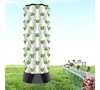 Labasuan Sistema di Coltivazione idroponica da Interno con 80 Capsule, Torre idroponica Intelligente con Pompa dell'Acqua, piantagione Tutto L'Anno con Design a Prova di perdite