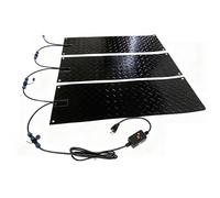 Labasuan Tappetini riscaldati Non-Ghiaccio per Neve e Ghiaccio, 10" x 15" Tappetini riscaldati elettrici Antiscivolo per vialetti, tappetini riscaldati in Gomma per Esterni Invernali(3 Pieces)