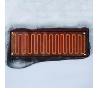 Labasuan Tappetino riscaldante per vialetti sciogli Neve, Tappetino riscaldante in Gomma con Cavo di Alimentazione, velocità di 5 cm/h, per Neve e Ghiaccio, per Esterni, Scale(10x30in)