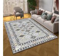 Labasuan Tappeto riscaldato al grafene, tappetino elettrico in stile persiano con telecomando, tappeto a riscaldamento rapido a risparmio energetico, per casa, ufficio, studio(B,160 * 240cm)