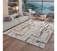 Labasuan Tappeto riscaldato elettrico, termoventilatore per interni, scaldapiedi riscaldato 110V-220V con timer, impermeabile, moderno tappetino riscaldato astratto(C,39.3x78.7in)