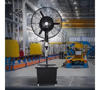 Labasuan Ventilatore nebulizzatore oscillante da 42 litri con serbatoio di grande capacità, altezza regolabile e 3 velocità, ideale per ambienti commerciali, industriali, come(25.6in/650mm)