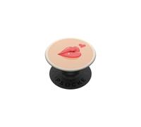 Labbra che soffia un cuore Girlie per ragazze, adolescenti PopSockets PopGrip Adesivo
