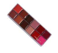 Labbra Colorate - 12 Tonalità, Crema Lunga Durata Opaca Design Compatto, Set Cosmetici Portatili, Formula Liscia + Pigmenti Ricchi, Materiale Cosmetico Certificato Di Alta Qualità - Per Make