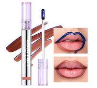 Labbra Effetto Peel Off - Lucidalabbra Blu Opaco Effetto Smalto | Labbra Antisfumatura per Compleanno Natale Viaggio | Lavoro Trasferimenti Viaggi Appuntamenti per Ragazze Donne