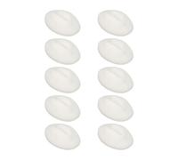 Labbra Finte 3d in Silicone a Bocca Aperta - 10 Pezzi di Pratica il Tatuaggio per Allenamento per Tatuaggi Semi -permanente nel Colore della Pelle Chiara (Bianco semitrasparente)