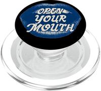 Labbra fresche con grafica Open Your Mouth PopSockets PopGrip per MagSafe