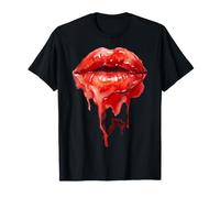 Labbra Rosse Che Si sciolgono Maglietta