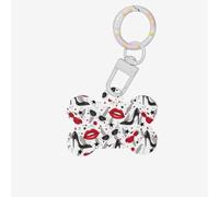 Labbra Tacchi Alti Stampa Carino Acrilico Cani Tag Doppio Lato Osso Shap Id Tag con Portachiavi per Pet Crafts Decorazioni
