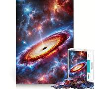 L'abbraccio della singolarità︰ Un buco nero cosmico Puzzle per adolescenti 1000 pezzi Rafforza la memoria Semplice Divertimento Bordo di qualità Regalo memorabile 50x75cm