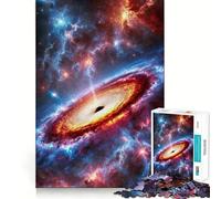 L'abbraccio della singolarità︰ Un buco nero cosmico Puzzle per adulti da 1000 pezzi Gioco di abilità e ragionamento Lento Divertimento Taglio preciso Pezzo da collezione artistico 38x52cm