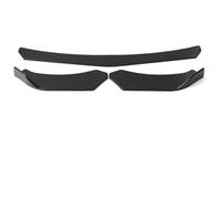 Labbro Anteriore Per Dodge Per Challenger Per SRT Per SXT RT Con Barre Rinforzo Paraurti Anteriore Spoiler Anteriori Auto Splitter Laterali Diffusore Kit Carrozzeria(Glossy Black)