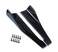 Labbro Paraurti Anteriore Auto Per VW Per G&olf 7 Paraurti Anteriore Posteriore Alette Gonna Laterale Striscia Estensione Spoiler Labbra Diffusore Splitter Protezione Antigraffio(Carbon Fiber)