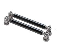 Labbro Paraurti Anteriore Auto Splitter Spoiler Anteriori Per Auto Paraurti Anteriore Posteriore Labbra Kit Barra Supporto Asta Decorativa Universale(15cm Black)