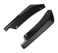 Labbro Paraurti Anteriore Auto Striscia Paraurti Anteriore Universale Per Auto Spoiler Diffusore Splitter Protezione Antigraffio Alette Estensione Gonna Laterale(A Black)