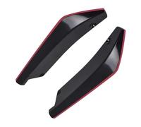 Labbro Paraurti Anteriore Auto Striscia Paraurti Anteriore Universale Per Auto Spoiler Diffusore Splitter Protezione Antigraffio Alette Estensione Gonna Laterale(B Black)