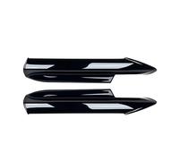 Labbro Paraurti Anteriore Coppia Spoiler Paraurti Anteriore Splitter Laterale Per BMW Serie 3 E90 E91 Per M-Tech 4 Porte 320i 330i 2005-2008(Glossy Black)
