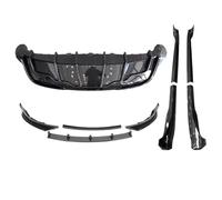 Labbro Paraurti Anteriore Kit Carrozzeria Fast Sport In Fibra Carbonio Paraurti Posteriore Diffusore Spoiler Messa A Punto Per Tesla Per Model 3 Y 2017-2024(Y whole Gcf set)