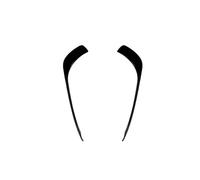 Labbro Paraurti Anteriore Per Benz Classe A W176 Per AMG Pre Sport Edition 2013-2015 Kit Spoiler Anteriore A Lama(A Front Wing Knife)