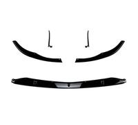 Labbro Paraurti Anteriore Per Benz Classe C W205 C205 S205 C63 Per AMG 2015-2022 Paraurti anteriore auto spoiler splitter kit protezione carrozzeria accessori Kit spoiler anteriore(Nero lucido)